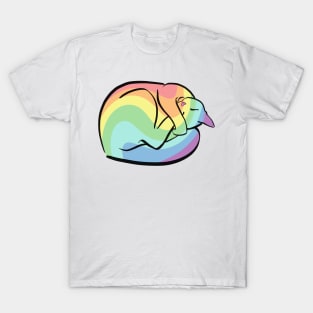 Gay Pride Cozy Kitty T-Shirt